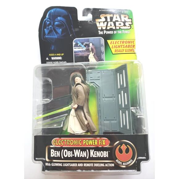Star Wars Ben Obi-Wan Kenobi 1996 Kenner The Power of the Force SW6 - Picture 1 of 3